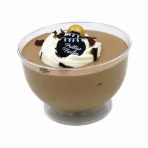 Feestelijk potje chocomousse